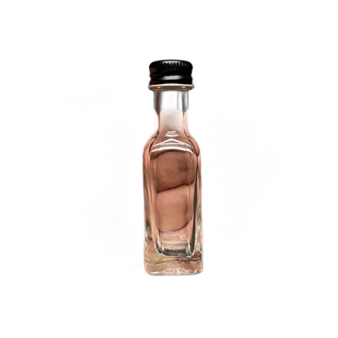 Glass bottle after